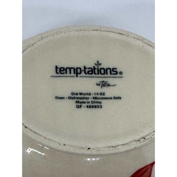 Temp-tations Old World Gravy Boat by Tara Floral 14oz 7.5" Ceramic Serving Dish - Picture 6 of 7